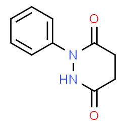 ChemSpider 2D Image | 1-phenylhexahydropyridazine-3,6-dione | C10H10N2O2