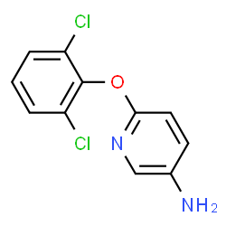 ChemSpider 2D Image | 6-(2,6-Dichlorophenoxy)-3-pyridinamine | C11H8Cl2N2O