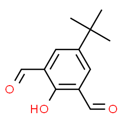 ChemSpider 2D Image | 4-tert-Butyl-2,6-diformylphenol | C12H14O3