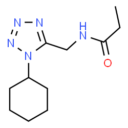 ChemSpider 2D Image | N-[(1-Cyclohexyl-1H-tetrazol-5-yl)methyl]propanamide | C11H19N5O