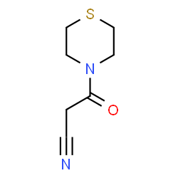 ChemSpider 2D Image | 3-Oxo-3-(4-thiomorpholinyl)propanenitrile | C7H10N2OS