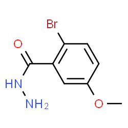 ChemSpider 2D Image | 2-Bromo-5-methoxybenzohydrazide | C8H9BrN2O2