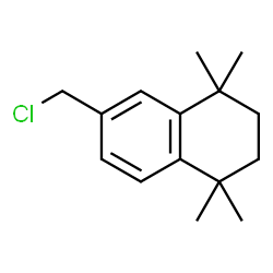ChemSpider 2D Image | 6-(CHLOROMETHYL)-1,1,4,4-TETRAMETHYL-1,2,3,4-TETRAHYDRONAPHTHALENE | C15H21Cl