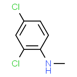 ChemSpider 2D Image | 2,4-Dichloro-N-methylaniline | C7H7Cl2N