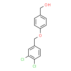 ChemSpider 2D Image | {4-[(3,4-Dichlorobenzyl)oxy]phenyl}methanol | C14H12Cl2O2