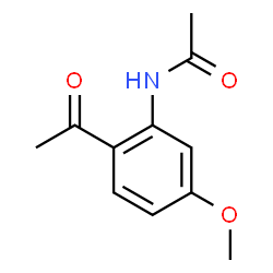 ChemSpider 2D Image | N-(2-Acetyl-5-methoxyphenyl)acetamide | C11H13NO3