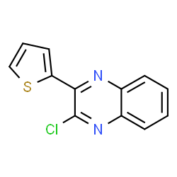 ChemSpider 2D Image | 2-Chloro-3-(2-thienyl)quinoxaline | C12H7ClN2S