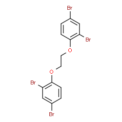 ChemSpider 2D Image | 2,4-dibromo-1-[2-(2,4-dibromophenoxy)ethoxy]benzene | C14H10Br4O2