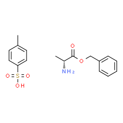 ChemSpider 2D Image | H-D-Ala-OBzl.Tos-OH | C17H21NO5S