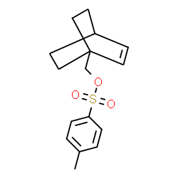 ChemSpider 2D Image | Bicyclo[2.2.2]oct-2-en-1-ylmethyl 4-methylbenzenesulfonate | C16H20O3S