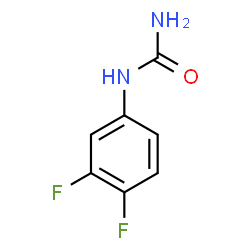 ChemSpider 2D Image | 1-(3,4-Difluorophenyl)urea | C7H6F2N2O