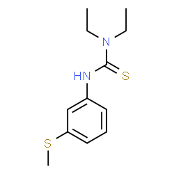 ChemSpider 2D Image | N,N-diethyl-N'-[3-(methylthio)phenyl]thiourea | C12H18N2S2