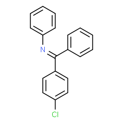 ChemSpider 2D Image | (E)-1-(4-Chlorophenyl)-N,1-diphenylmethanimine | C19H14ClN