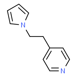 ChemSpider 2D Image | 4-(2-pyrrol-1-yl-ethyl)pyridine | C11H12N2