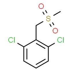 ChemSpider 2D Image | 1,3-Dichloro-2-[(methylsulfonyl)methyl]benzene | C8H8Cl2O2S