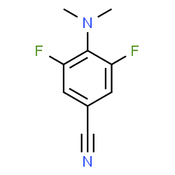 ChemSpider 2D Image | 4-(Dimethylamino)-3,5-difluorobenzonitrile | C9H8F2N2