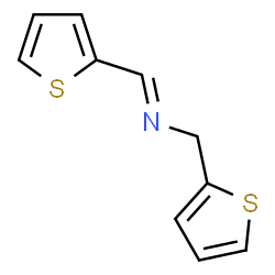 ChemSpider 2D Image | (E)-1-(2-Thienyl)-N-(2-thienylmethyl)methanimine | C10H9NS2