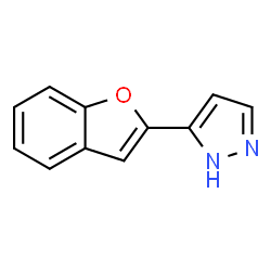 ChemSpider 2D Image | 3-Benzo[B]Furan-2-Yl-1H-Pyrazole | C11H8N2O