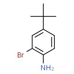 ChemSpider 2D Image | 2-Bromo-4-tertbutylaniline | C10H14BrN