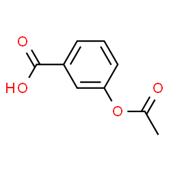 ChemSpider 2D Image | 3-Acetoxybenzoic acid | C9H8O4