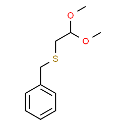 ChemSpider 2D Image | {[(2,2-Dimethoxyethyl)sulfanyl]methyl}benzene | C11H16O2S