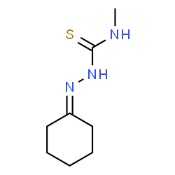 ChemSpider 2D Image | 2-Cyclohexylidene-N-methylhydrazinecarbothioamide | C8H15N3S