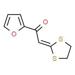 ChemSpider 2D Image | 2-(1,3-Dithiolan-2-ylidene)-1-(2-furyl)ethanone | C9H8O2S2