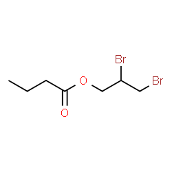 ChemSpider 2D Image | 2,3-Dibromopropyl butyrate | C7H12Br2O2