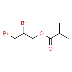 ChemSpider 2D Image | 2,3-Dibromopropyl 2-methylpropanoate | C7H12Br2O2