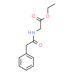 ChemSpider 2D Image | Ethyl N-(phenylacetyl)glycinate | C12H15NO3