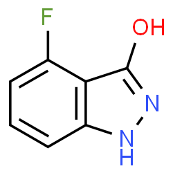 ChemSpider 2D Image | 4-FLUORO-3-HYDROXY (1H)INDAZOLE | C7H5FN2O