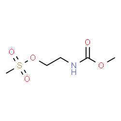 ChemSpider 2D Image | 2-[(Methoxycarbonyl)amino]ethyl methanesulfonate | C5H11NO5S
