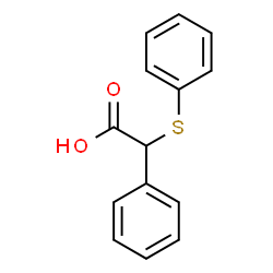ChemSpider 2D Image | α-(PHENYLTHIO)PHENYLACETIC ACID | C14H12O2S
