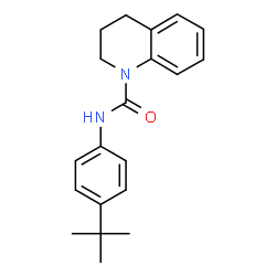 ChemSpider 2D Image | N-(4-(tert-Butyl)phenyl)-3,4-dihydroquinoline-1(2H)-carboxamide | C20H24N2O