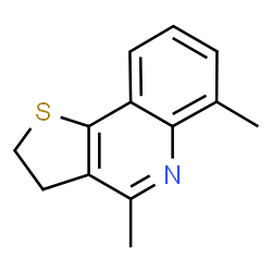 ChemSpider 2D Image | 4,6-Dimethyl-2,3-dihydrothieno[3,2-c]quinoline | C13H13NS