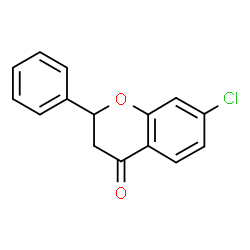 ChemSpider 2D Image | 7-Chloroflavanone | C15H11ClO2