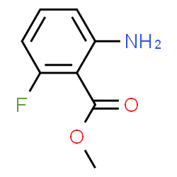 ChemSpider 2D Image | Methyl 2-amino-6-fluorobenzoate | C8H8FNO2