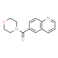 ChemSpider 2D Image | morpholino(quinolin-6-yl)methanone | C14H14N2O2