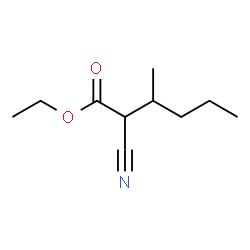 ChemSpider 2D Image | Ethyl 2-cyano-3-methylhexanoate | C10H17NO2