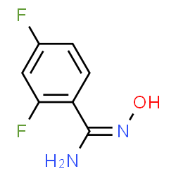 ChemSpider 2D Image | 2,4-Difluorobenzamidoxime | C7H6F2N2O