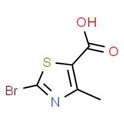 ChemSpider 2D Image | 2-Bromo-4-methylthiazole-5-carboxylic acid | C5H4BrNO2S