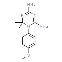 ChemSpider 2D Image | METHIOTRIAZAMINE | C12H17N5S