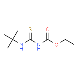 ChemSpider 2D Image | ethyl N-[(tert-butylamino)carbothioyl]carbamate | C8H16N2O2S