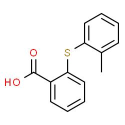 ChemSpider 2D Image | 2-[(2-methylphenyl)thio]benzoic acid | C14H12O2S