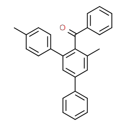 ChemSpider 2D Image | 2-Methyl-6-(4-methylphenyl)-4-phenylbenzophenone | C27H22O