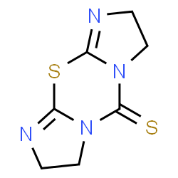 ChemSpider 2D Image | 2,3,7,8-Tetrahydrodiimidazo[2,1-b:1',2'-e][1,3,5]thiadiazine-5-thione | C7H8N4S2