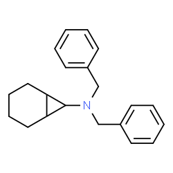 ChemSpider 2D Image | N,N-Dibenzylbicyclo[4.1.0]heptan-7-amine | C21H25N