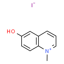 ChemSpider 2D Image | 6-Hydroxy-1-methylquinolinium iodide | C10H10INO