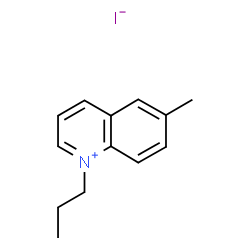 ChemSpider 2D Image | 6-Methyl-1-propylquinolinium iodide | C13H16IN