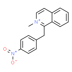 ChemSpider 2D Image | 2-Methyl-1-(4-nitrobenzyl)isoquinolinium | C17H15N2O2